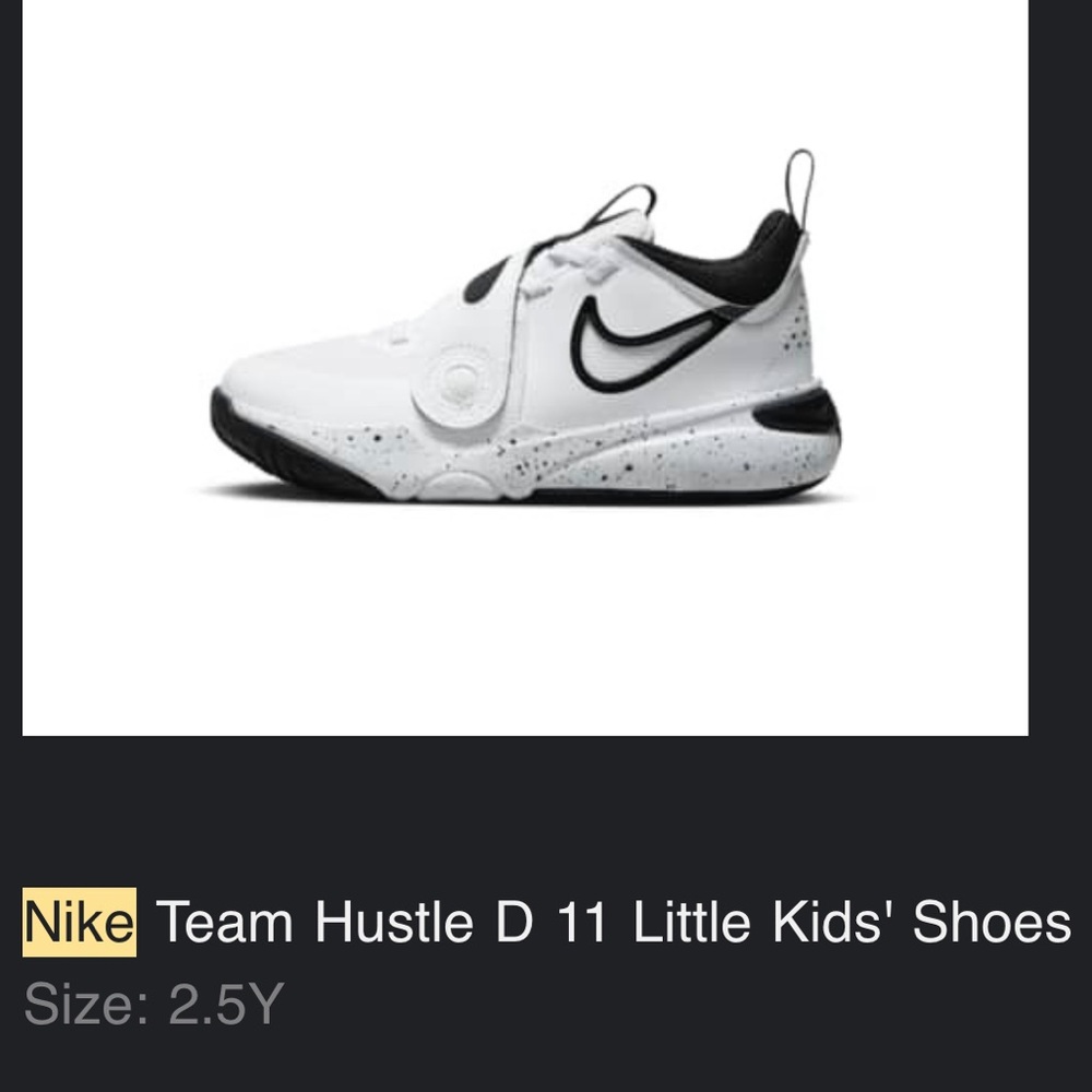 Nike Kids' Sneakers - White and Black